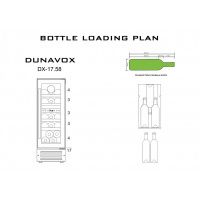 Купить встраиваемый винный шкаф Dunavox DX-17.58DBK/DP